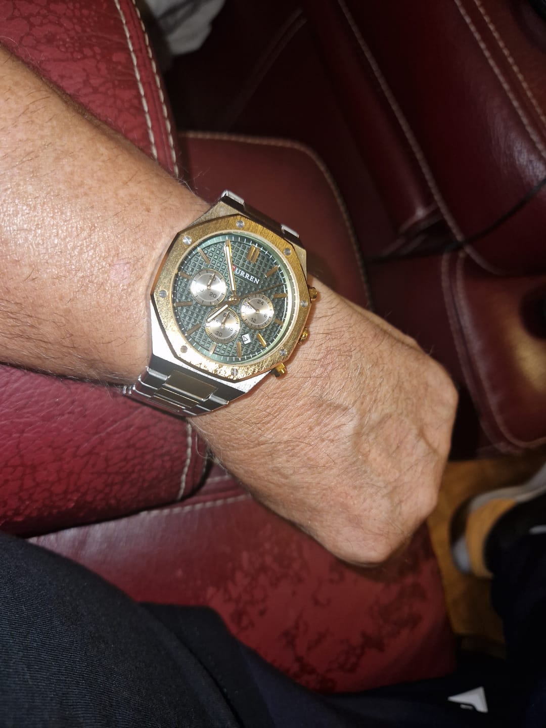 Customer photo review of Curren Atene® orologio uomo acciaio