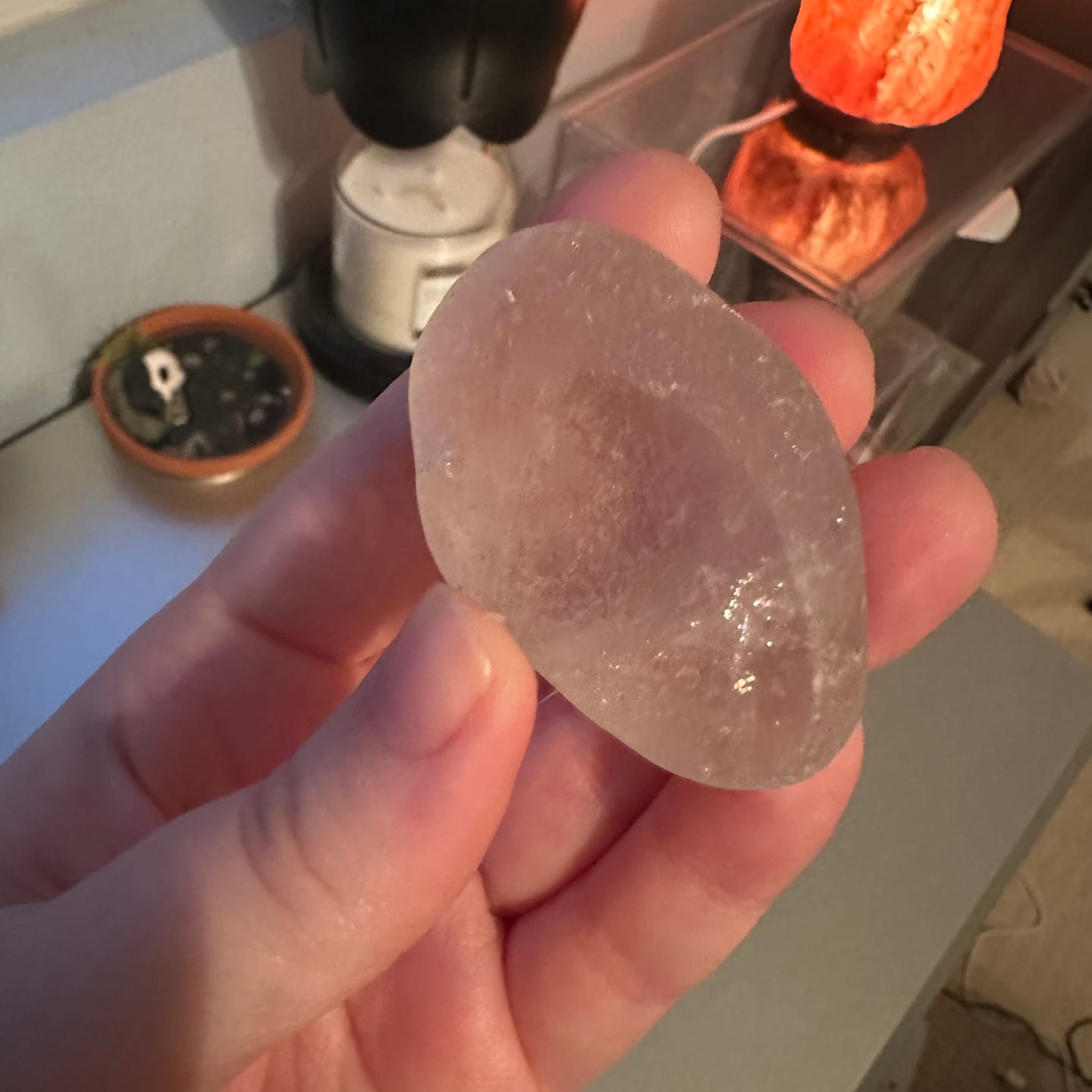 Customer photo review of Crystal Seer Stones for Scrying & Divination