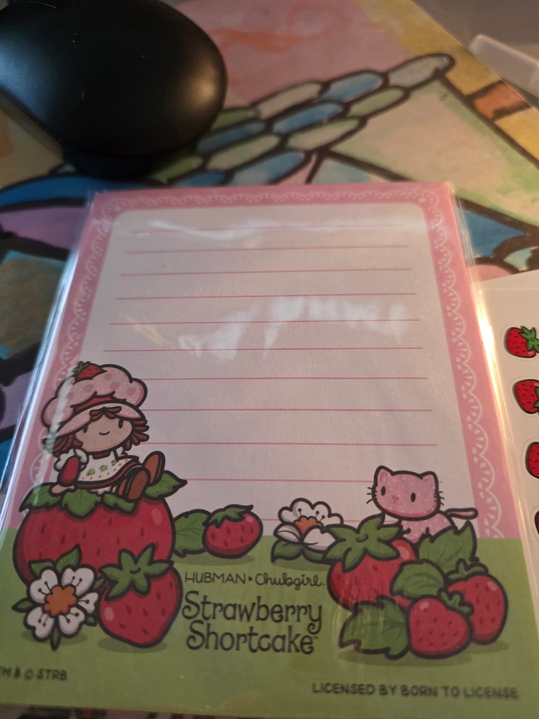 Customer photo review of Strawberry Shortcake Memopad