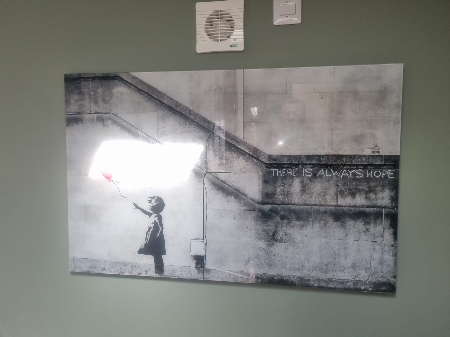 Customer photo review of Banksy - There is Always Hope
