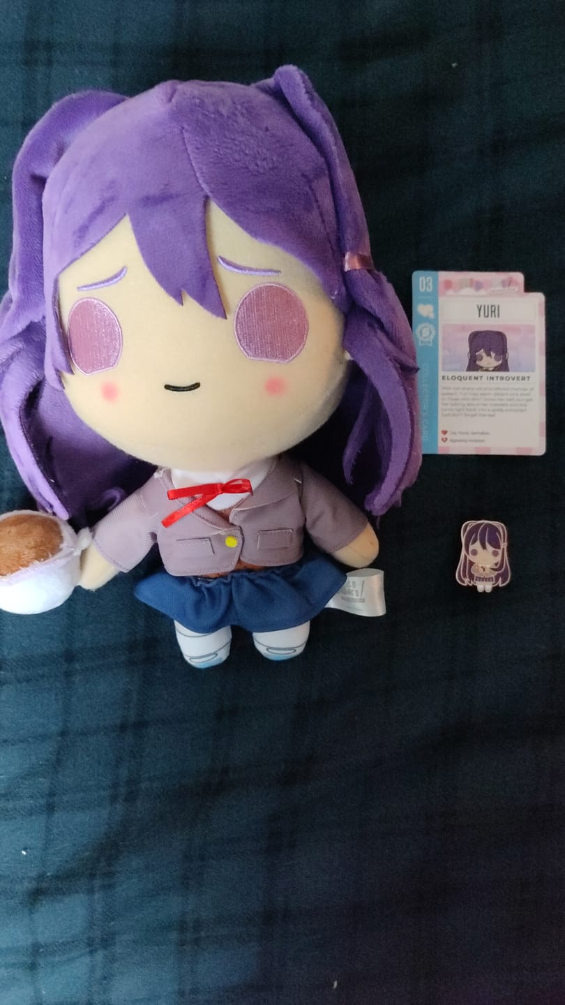 Customer photo review of Doki Doki Literature Club - Yuri Collector's Plush