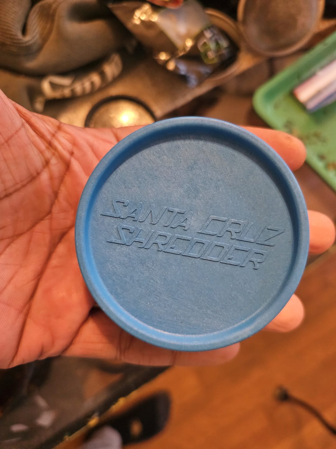 Customer photo review of Santa Cruz Shredder Hemp Grinder – Large 2-Piece Eco Edition