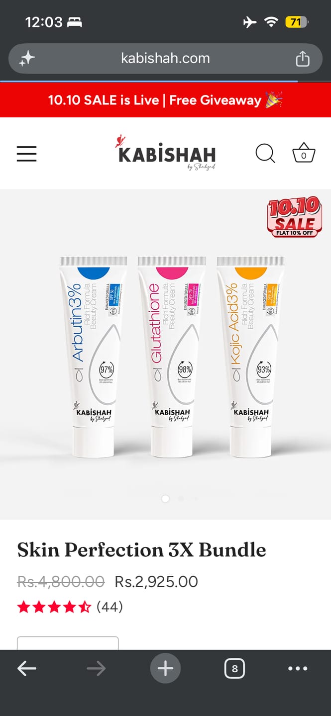 Customer photo review of Hyaluronic Acid Hydrating Cream