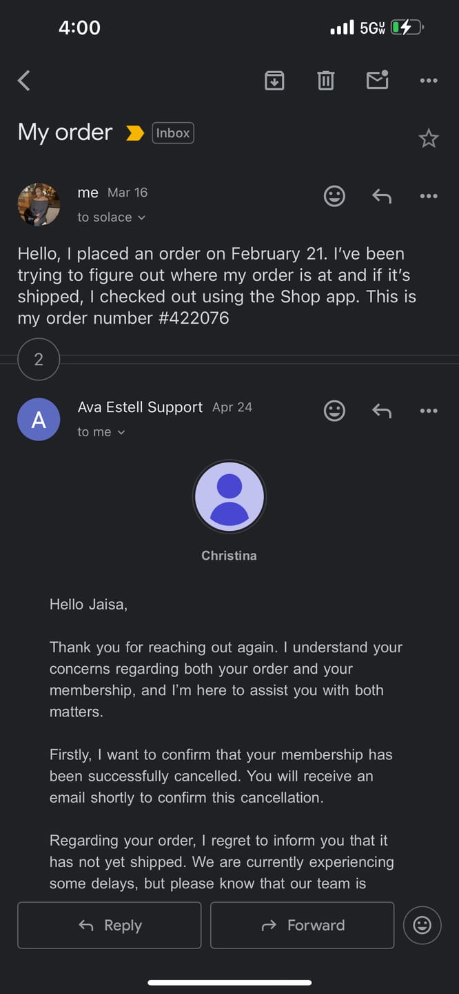 Customer photo review of Magix Cream