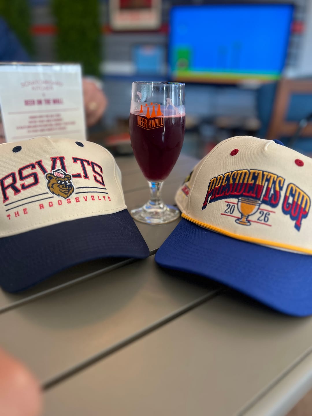 Customer photo review of Presidents Cup "Battle for the Cup" – 5-Panel Hat