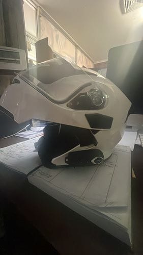 Customer photo review of R3 Modular Full Face Helmet - Bluetooth Headset