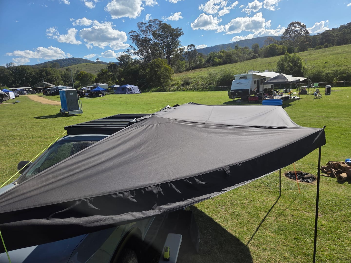 Customer photo review of OPENROAD 2.5m 180 Freestanding Awning XL（Pre Sale,ETA:September 30）