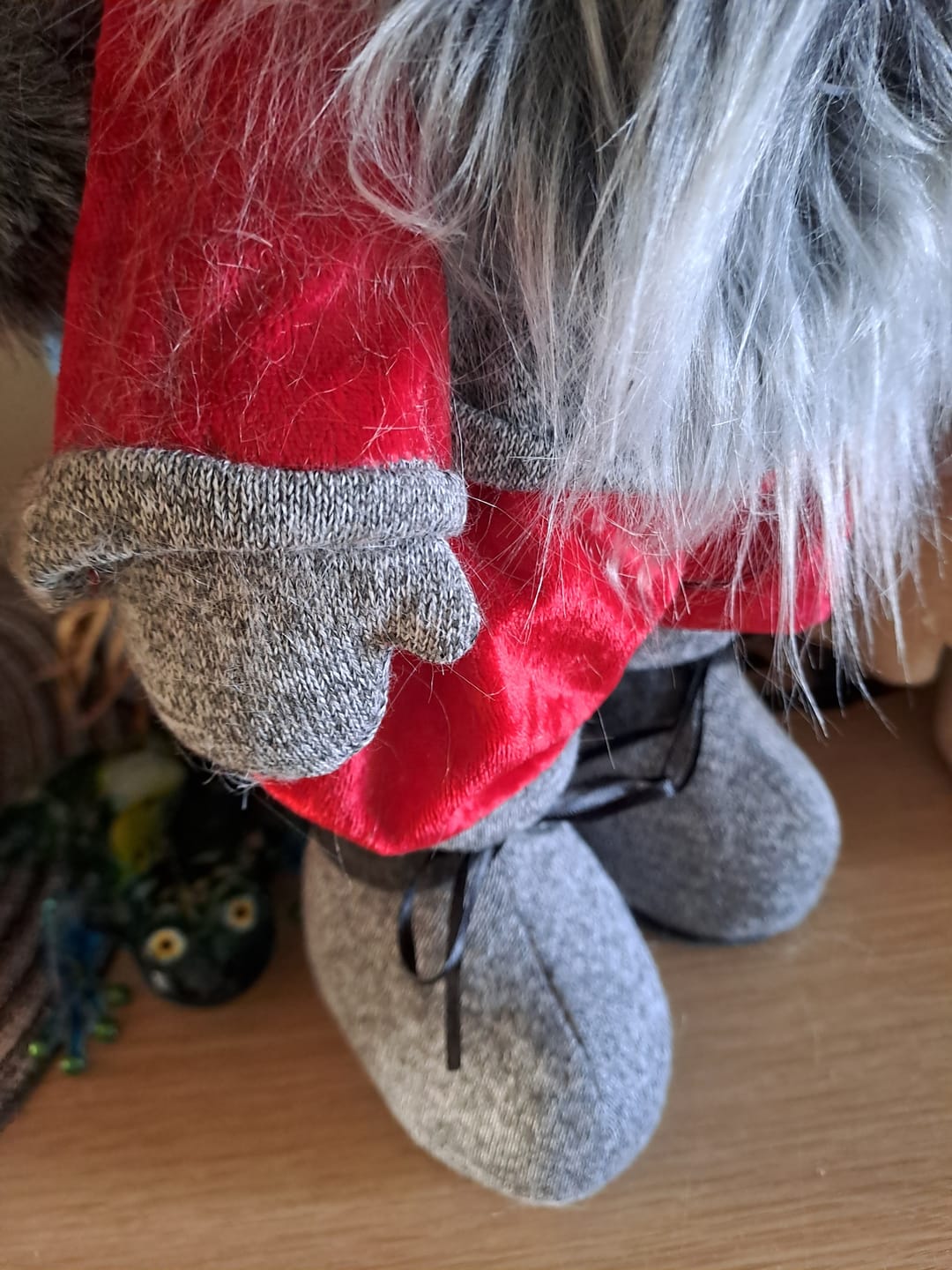 Customer photo review of Grey Melange Knit Stretch Fabric