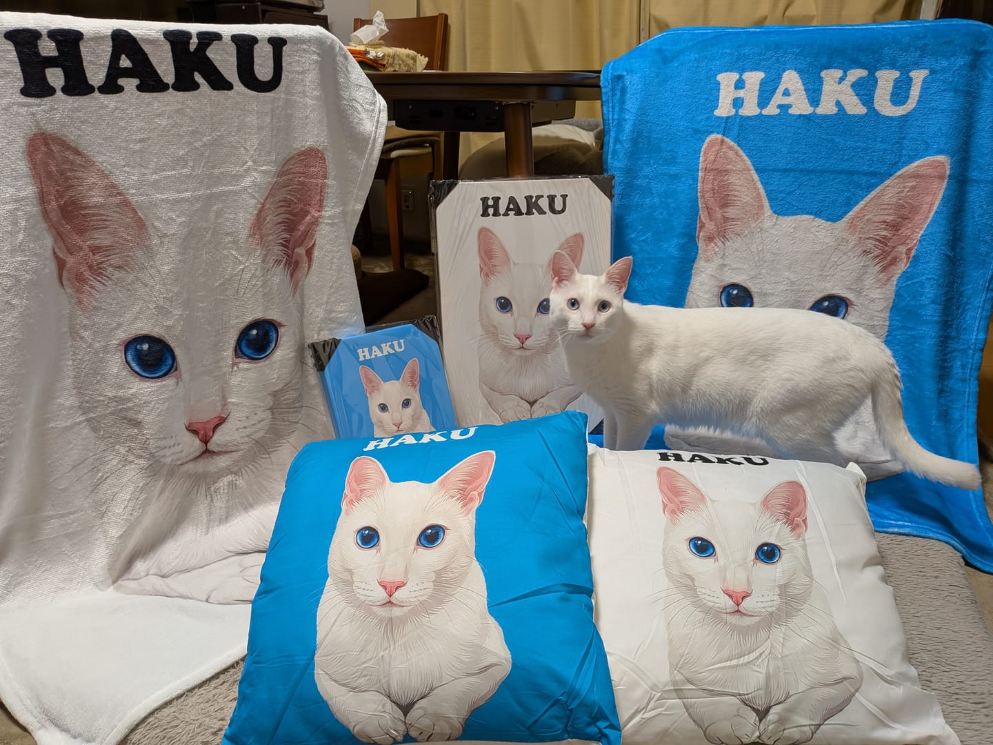 Customer photo review of Petcanva©オーダーメイド ペット似顔絵【3点セット】