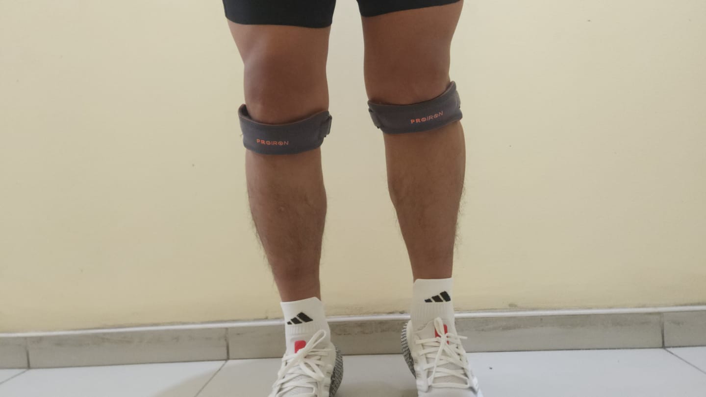 Customer photo review of Menisquera de Impacto para Rodilla