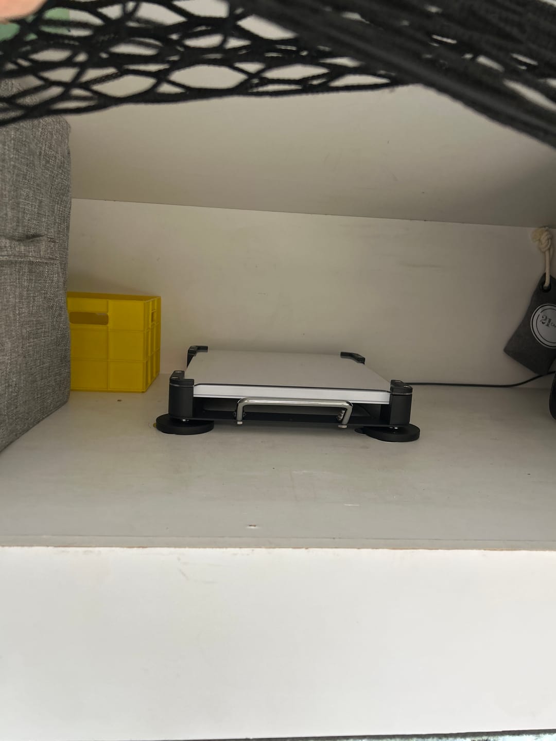 Customer photo review of Universal Flat Mount with Protective Cover and Magnetic Mount Feet