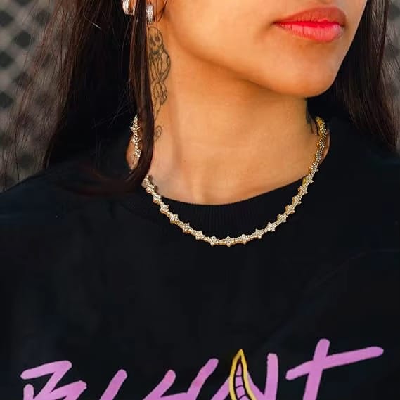 Customer photo review of DIAMOND DIVA NECKLACE SET