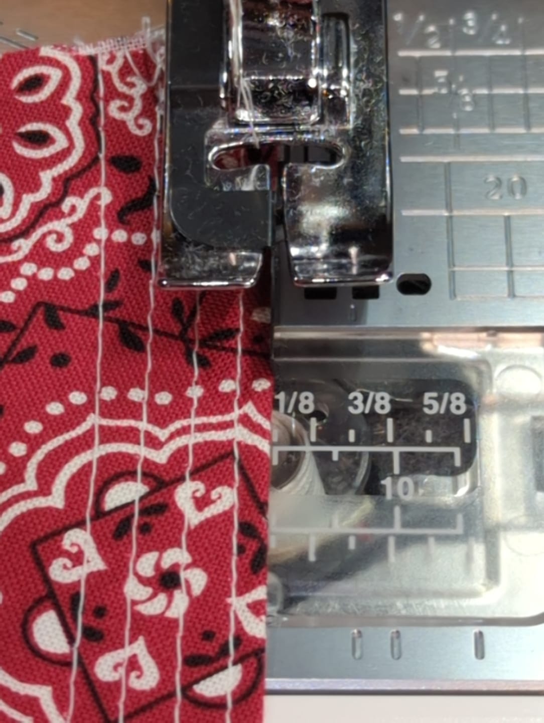 Customer photo review of Ditch Quilting Foot, Elna #202087209