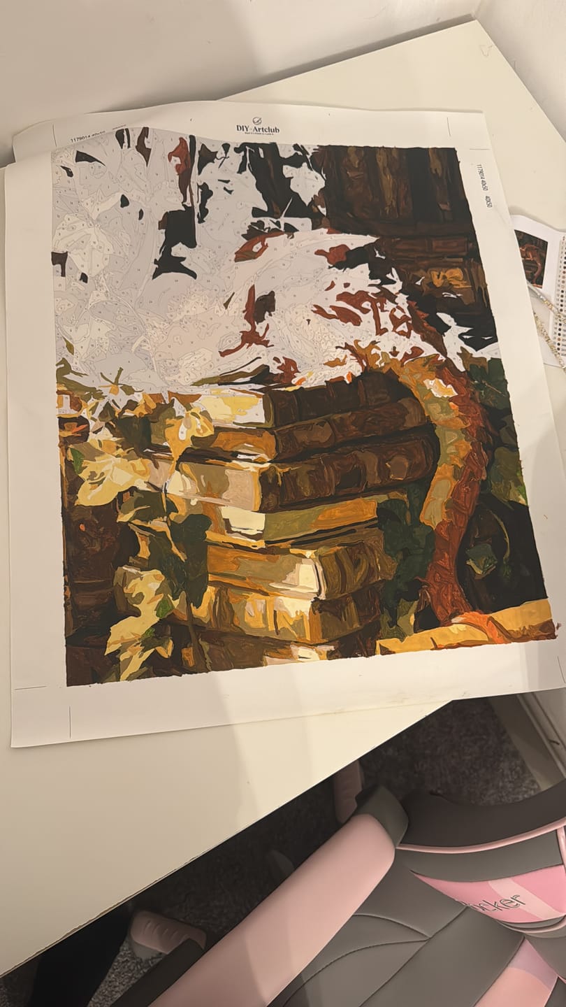 Customer photo review of The Quiet Guardian | Paint by Number