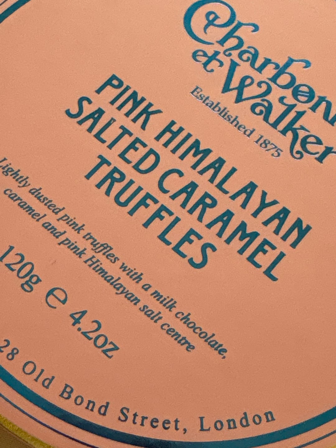 Customer photo review of Pink Himalayan Salted Caramel Truffles 120g