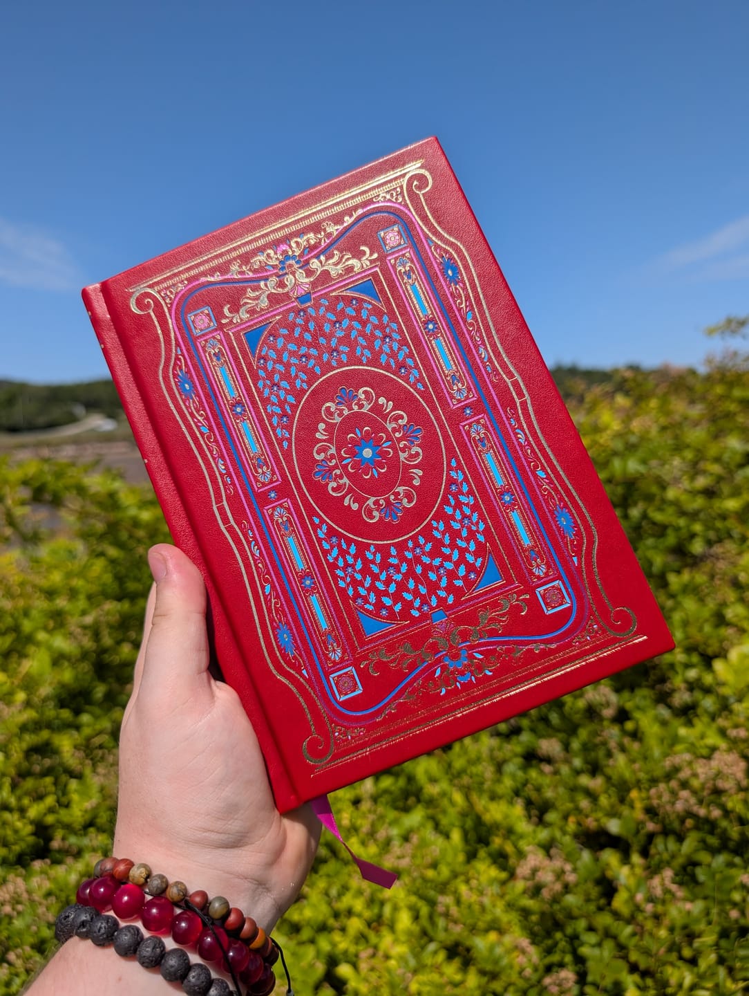 Customer photo review of Literati Journal - Crimson Red
