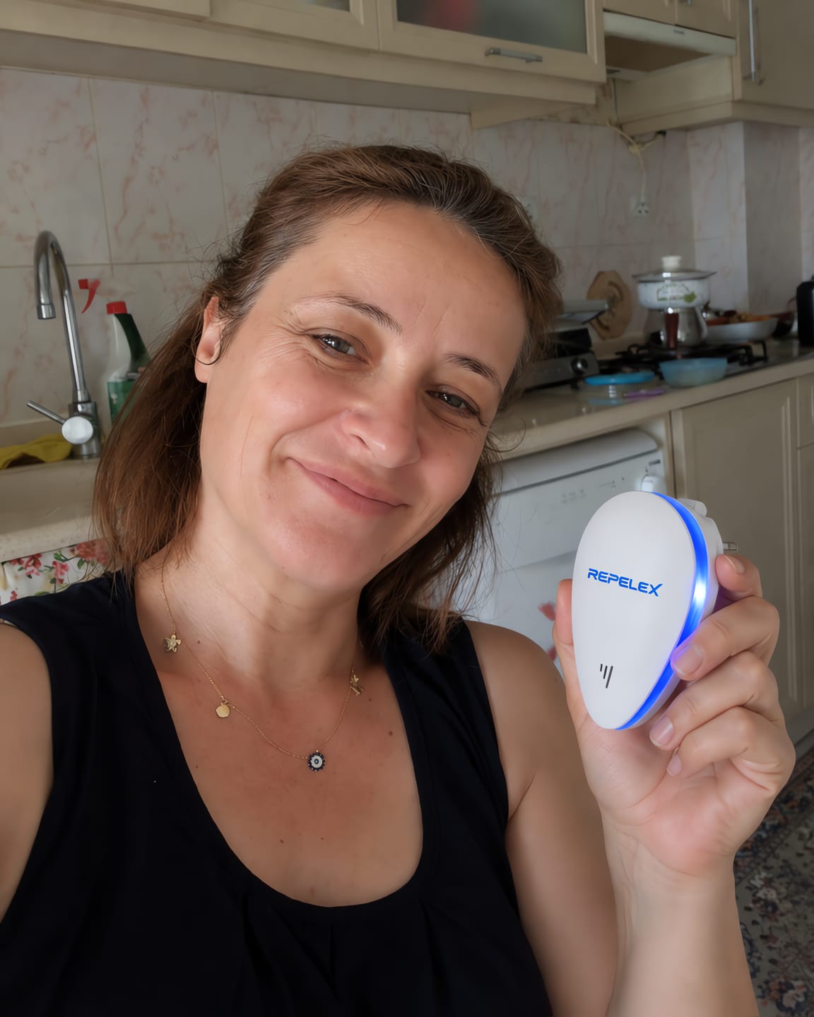 Customer photo review of Repelex™–Repelente Ultrasónico de Plagas