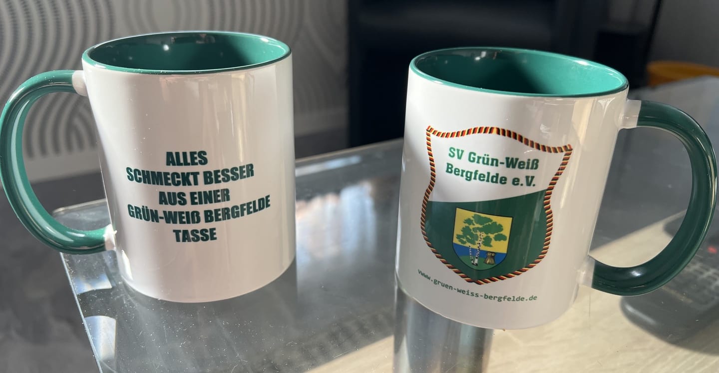 Customer photo review of TassenExpress - Becher Keramik Tasse mit Logo bedruckt 325ml Firmenlogo