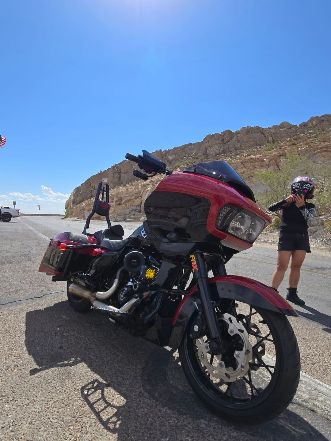 Customer photo review of R6s Modular Helmet with Intercom Bluetooth Headset