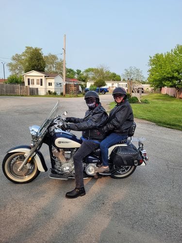 Customer photo review of TAKIZAWA Half Helmet - Curved Style