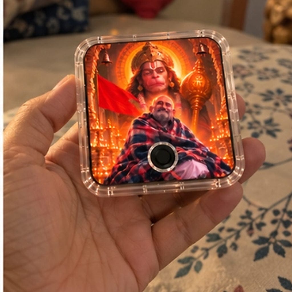 Customer photo review of Hanuman Chalisa Musical Magnet