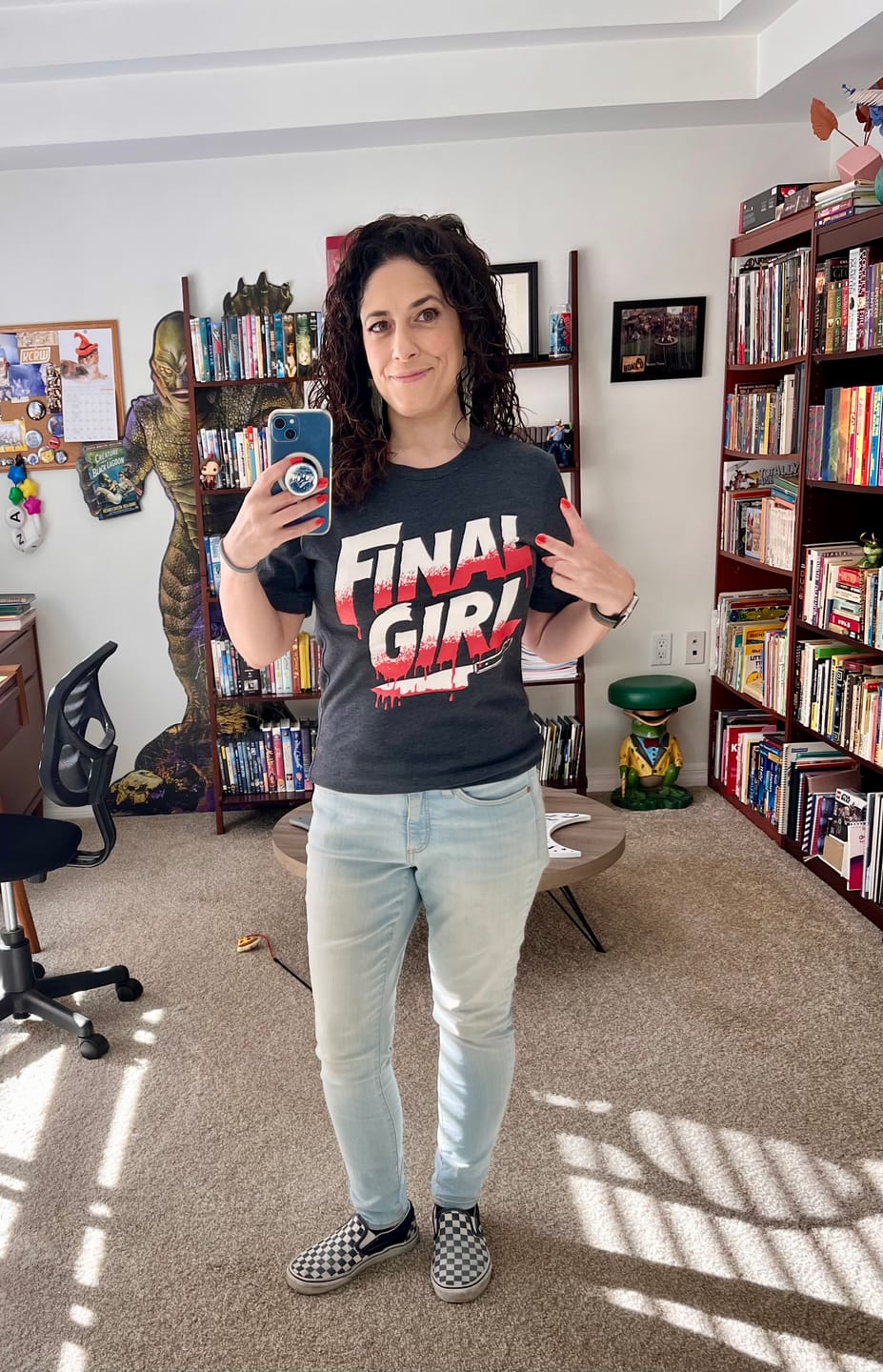 Customer photo review of Final Girl Tee