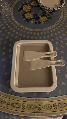 Customer photo review of Frozie™ – Freezable Ice Cream Making Plate