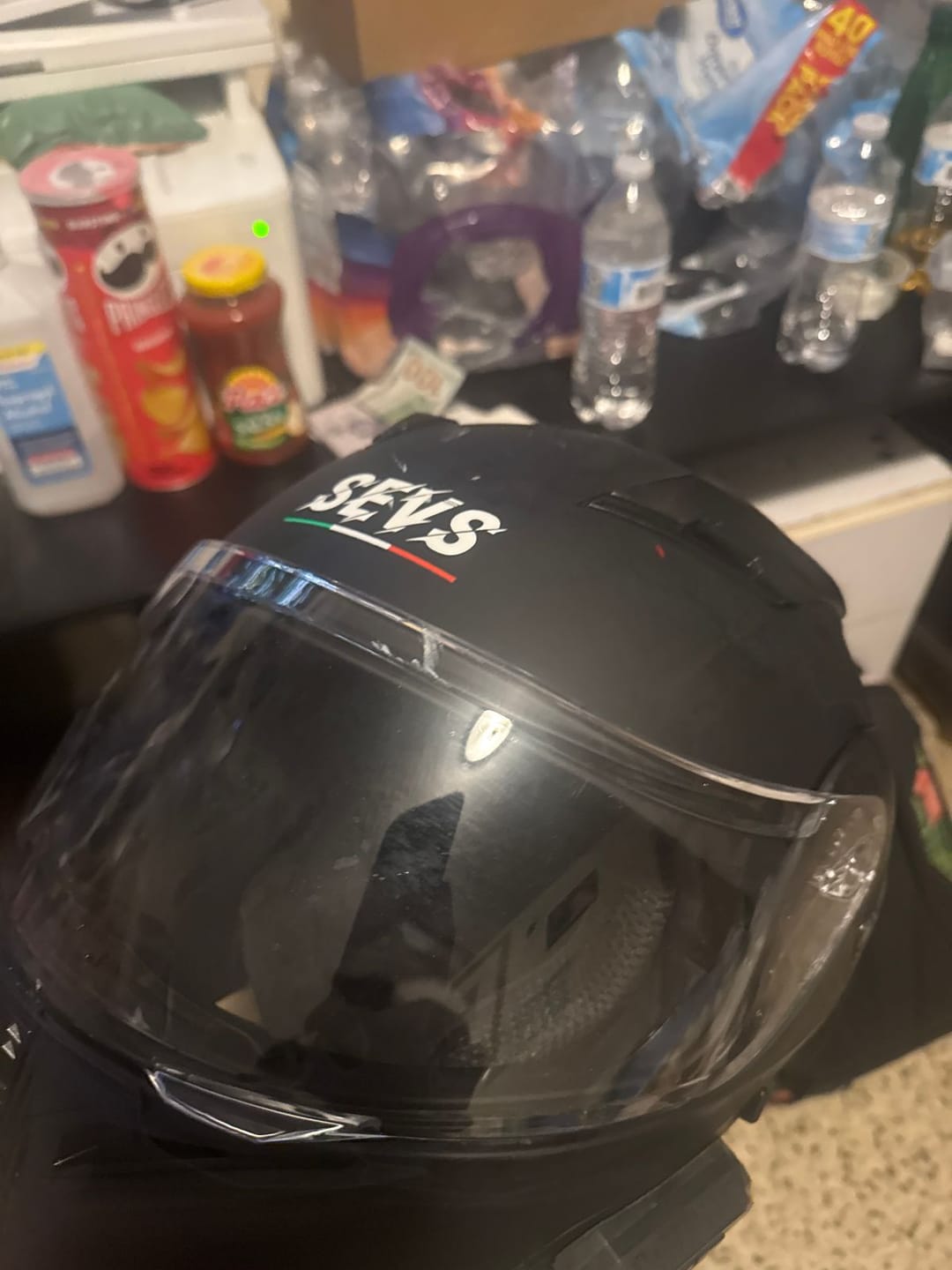 Customer photo review of K1 Modular Helmet - Bluetooth Headset