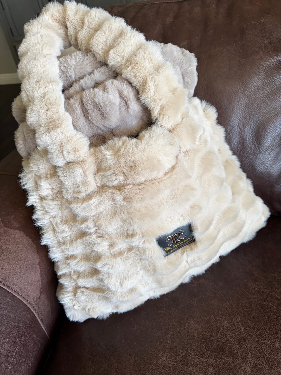 Customer photo review of Annie Bag - Ripple Tranquil Dove