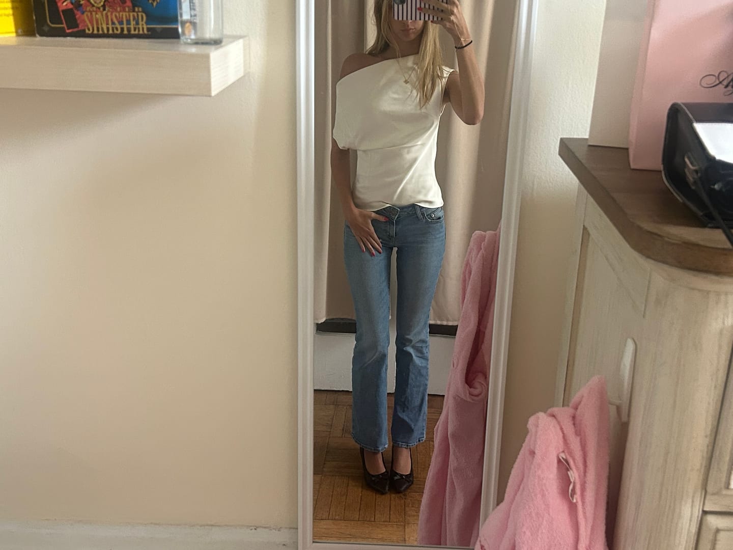 Customer photo review of Faith top Ivory