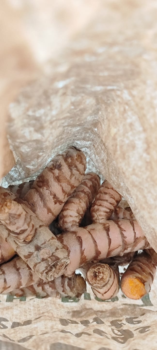 Customer photo review of Kurkuma Bio Peru mit Schale verwertbar