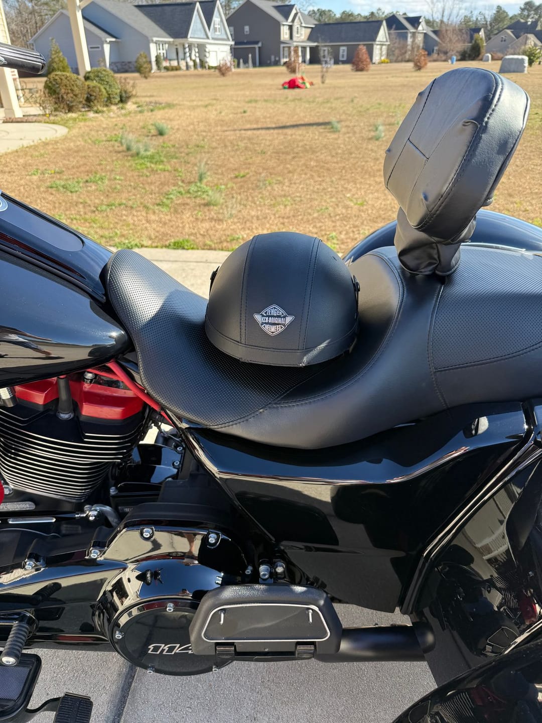 Customer photo review of Premium Half Helmet
