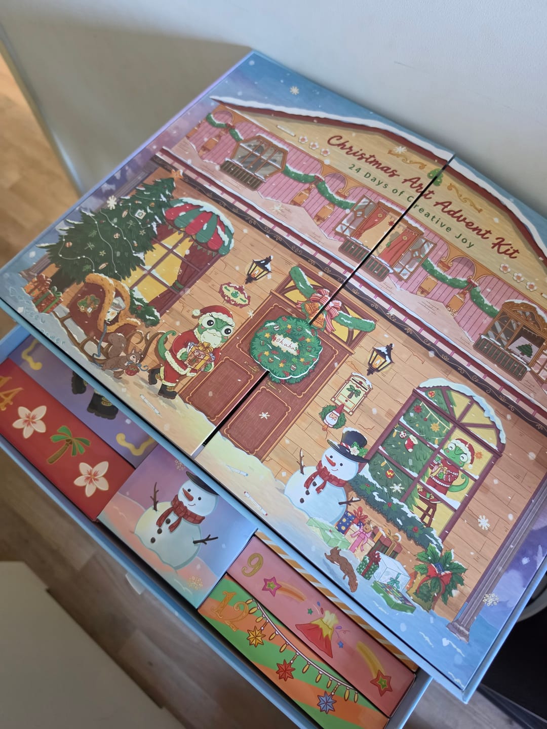 Customer photo review of Ohuhu Christmas Advent Calendar 2026, 24 Days Countdown Gift Kit