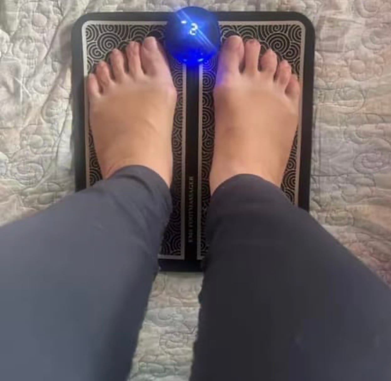 Customer photo review of Estimulador EMS para Piernas Hinchadas