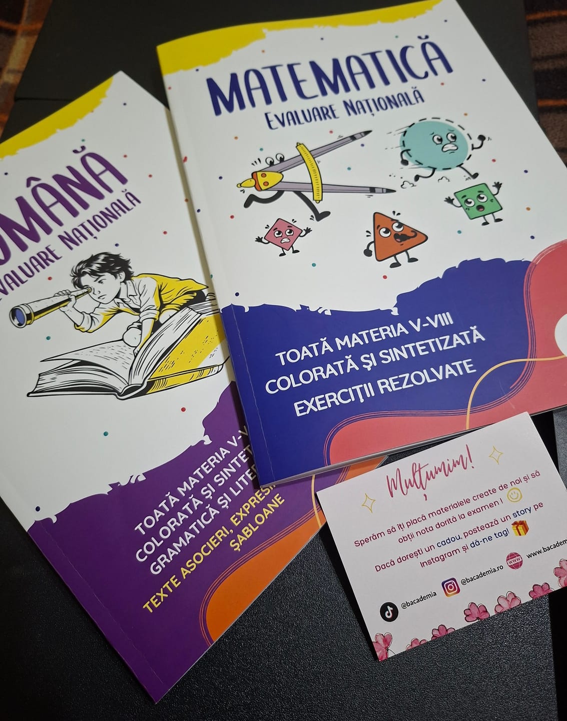 Customer photo review of Pachet Evaluare Națională (Română + Matematică) Bacademia