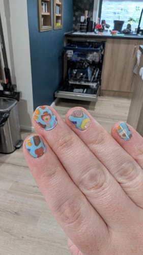 Customer photo review of Aussie Favourites x Teggun Ashleigh | Nail Polish Wraps