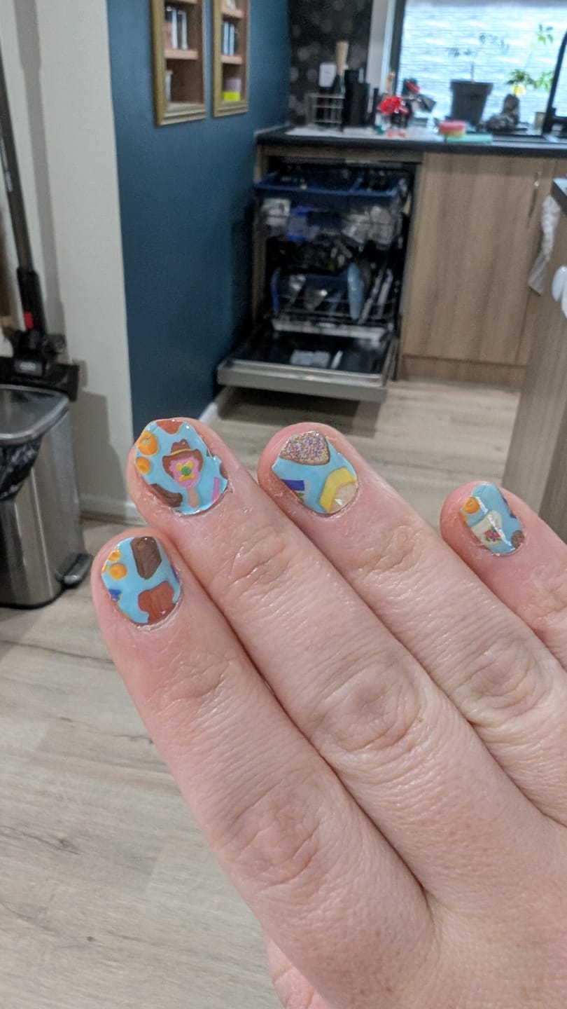 Customer photo review of Aussie Favourites x Teggun Ashleigh | Nail Polish Wraps