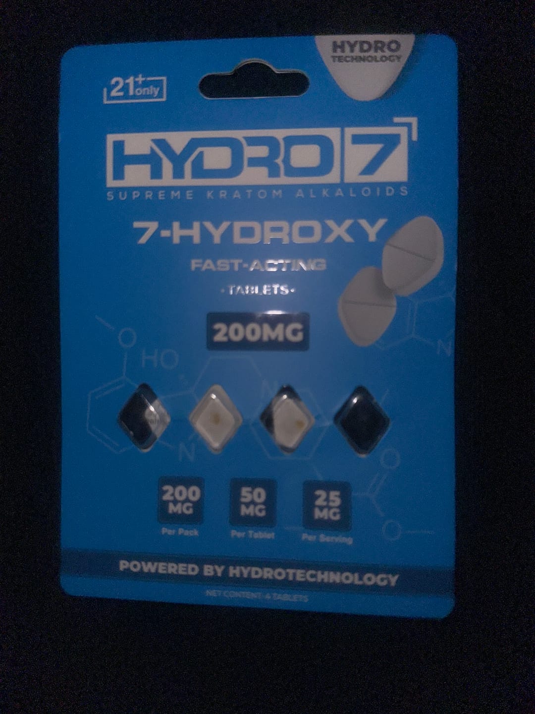 Customer photo review of 7-Hydroxy Tablets - 7MG (10 Count) 70MG