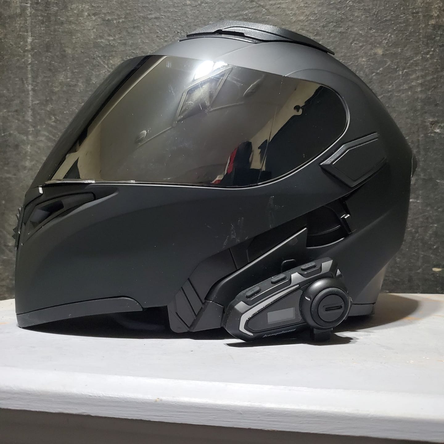 Customer photo review of R5 Modular Helmet - Bluetooth Headset