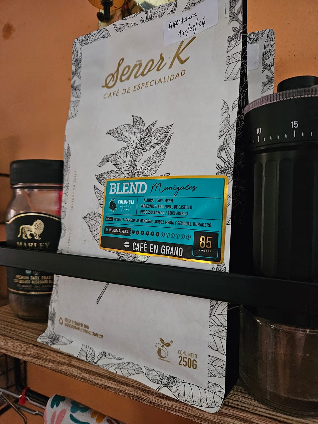 Customer photo review of Colombia | Blend Manizales Bolsa 250 gramos |GRANO ENTERO