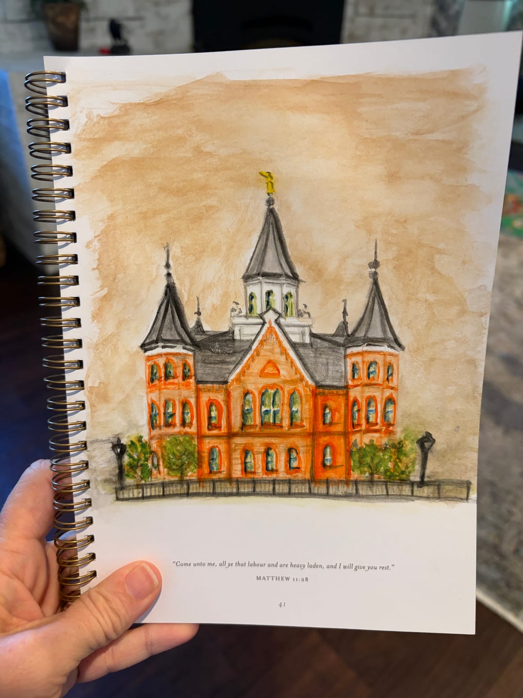 Customer photo review of OCT26 GenConf Watercolor Workbook