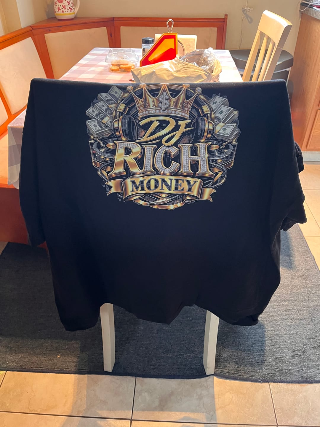 Customer photo review of Custom t-shirts