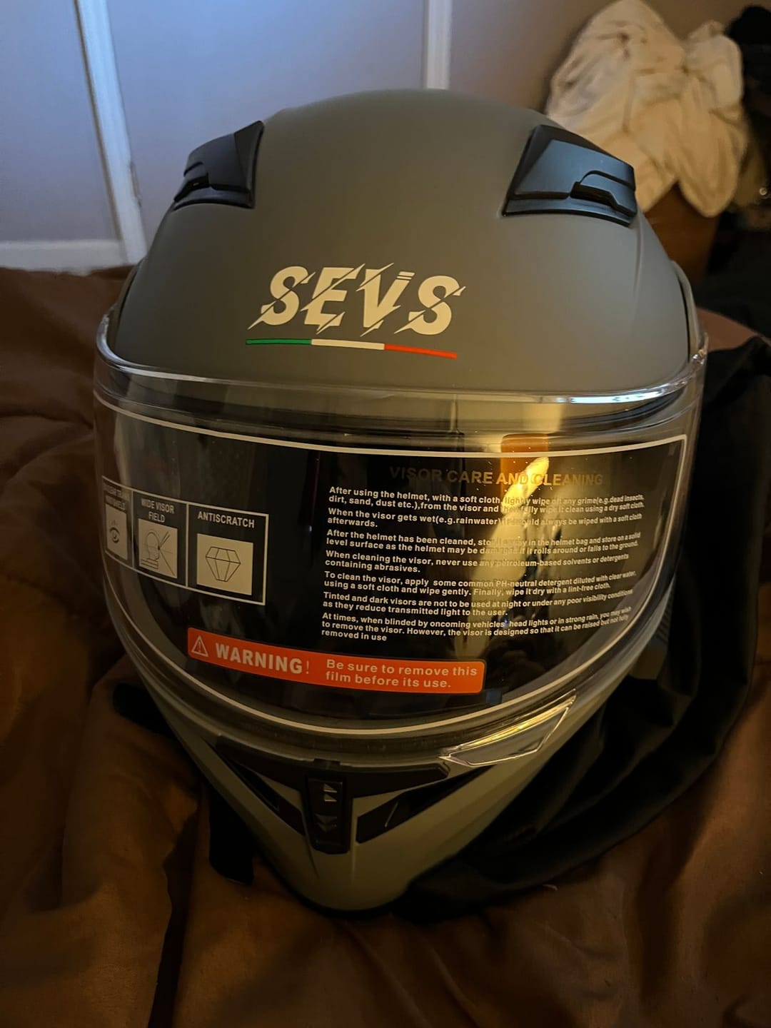 Customer photo review of K1 Modular Helmet - Bluetooth Headset