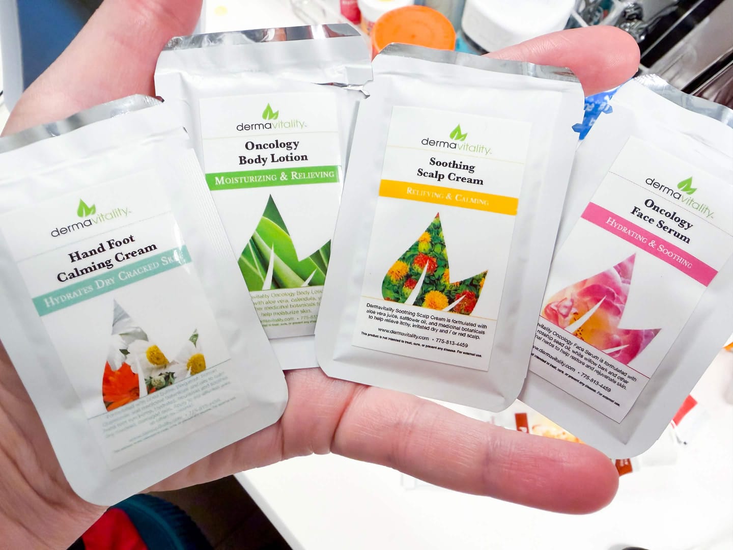 Customer photo review of Chemo Relief Sample Pack Bundle