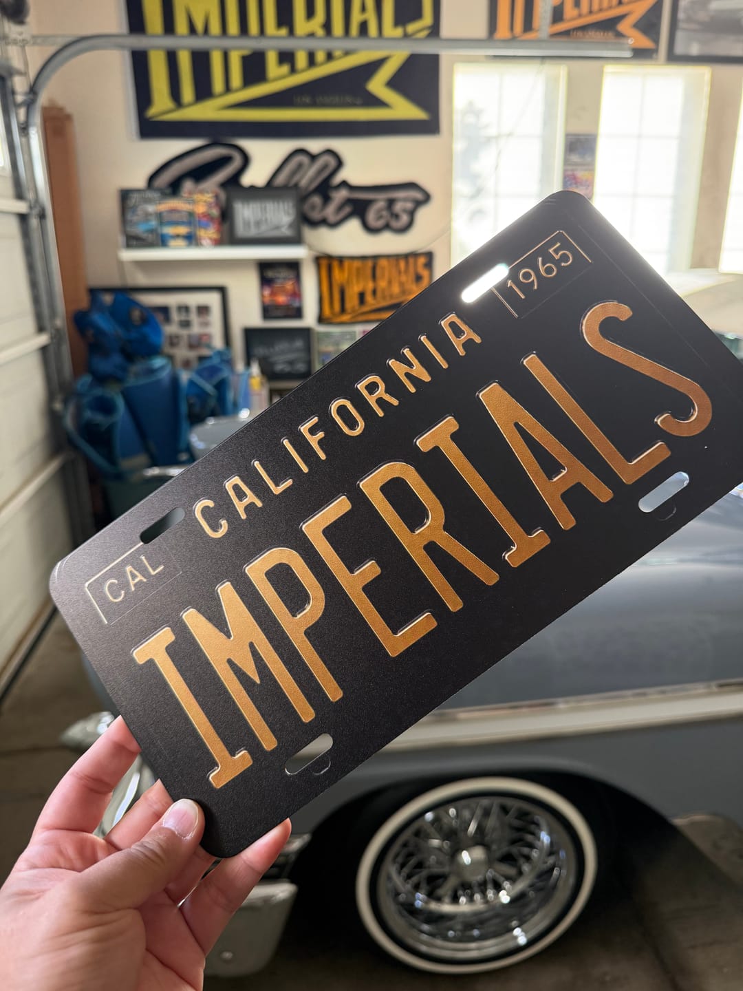 Customer photo review of Print Custom License Plate