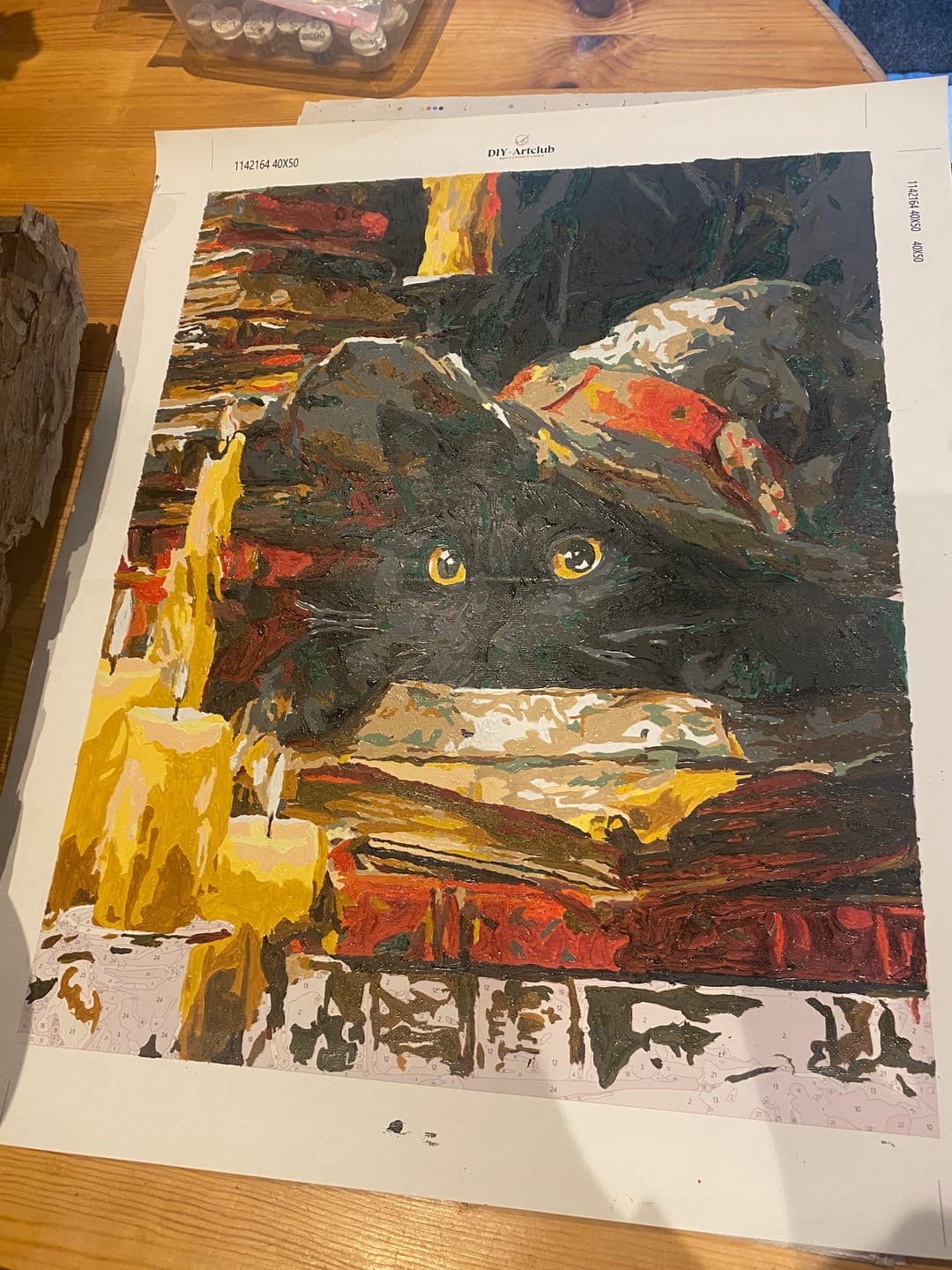 Customer photo review of Spells keeper | Paint by Number