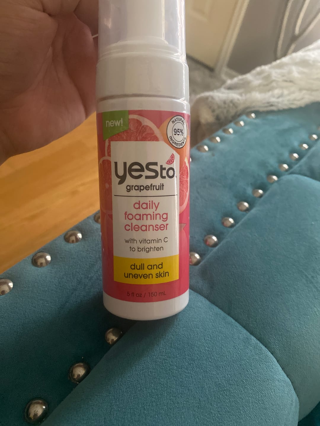 Customer photo review of Yes To Grapefruit Daily Foaming Cleanser 5oz/ 150ml