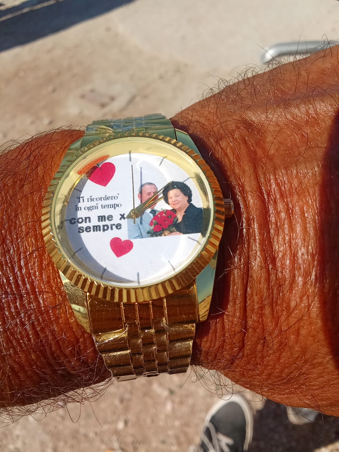 Customer photo review of Orologio Eternity – Un ricordo da custodire per sempre ❤️
