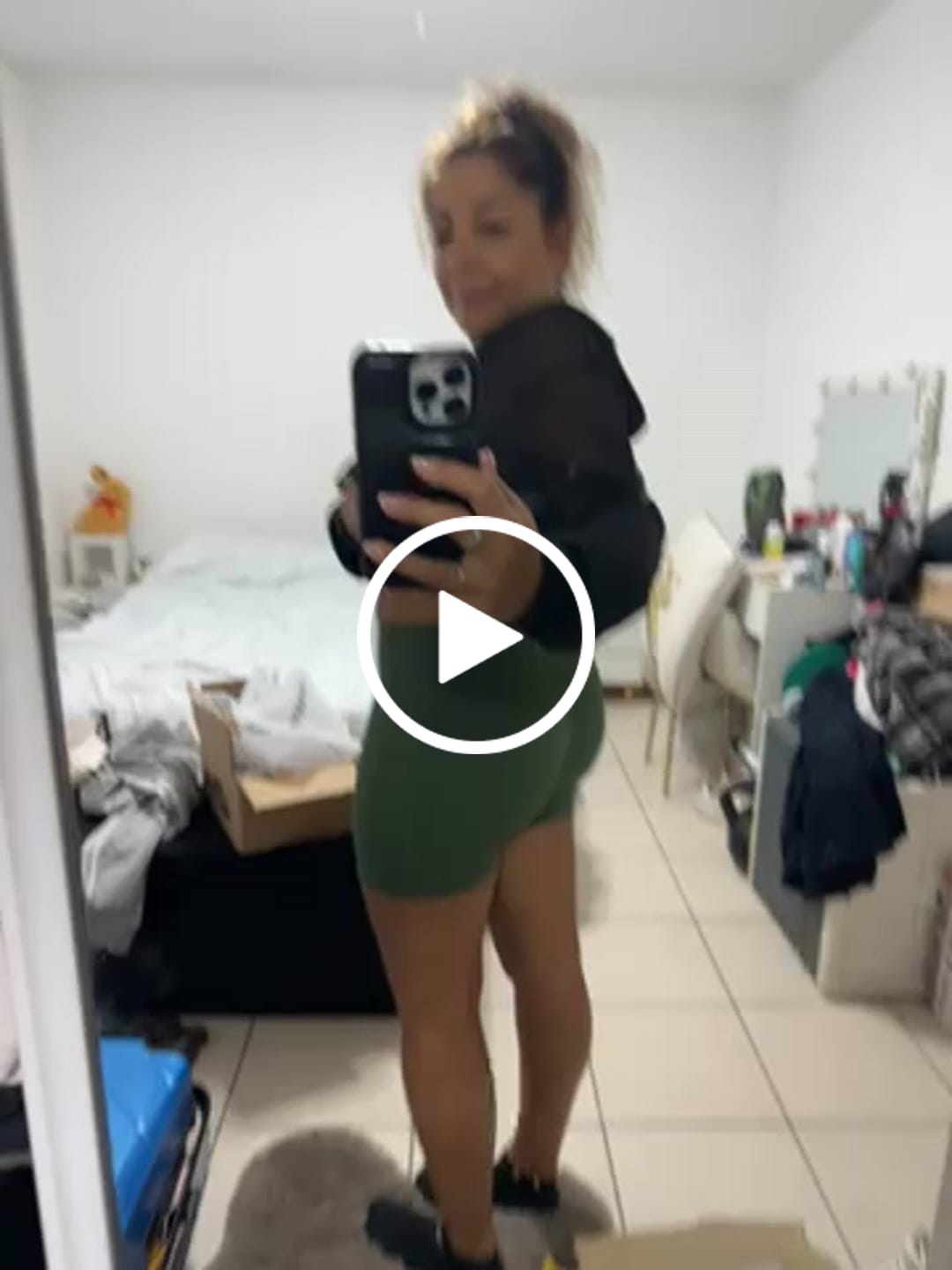 Customer video review of Short - Matcha