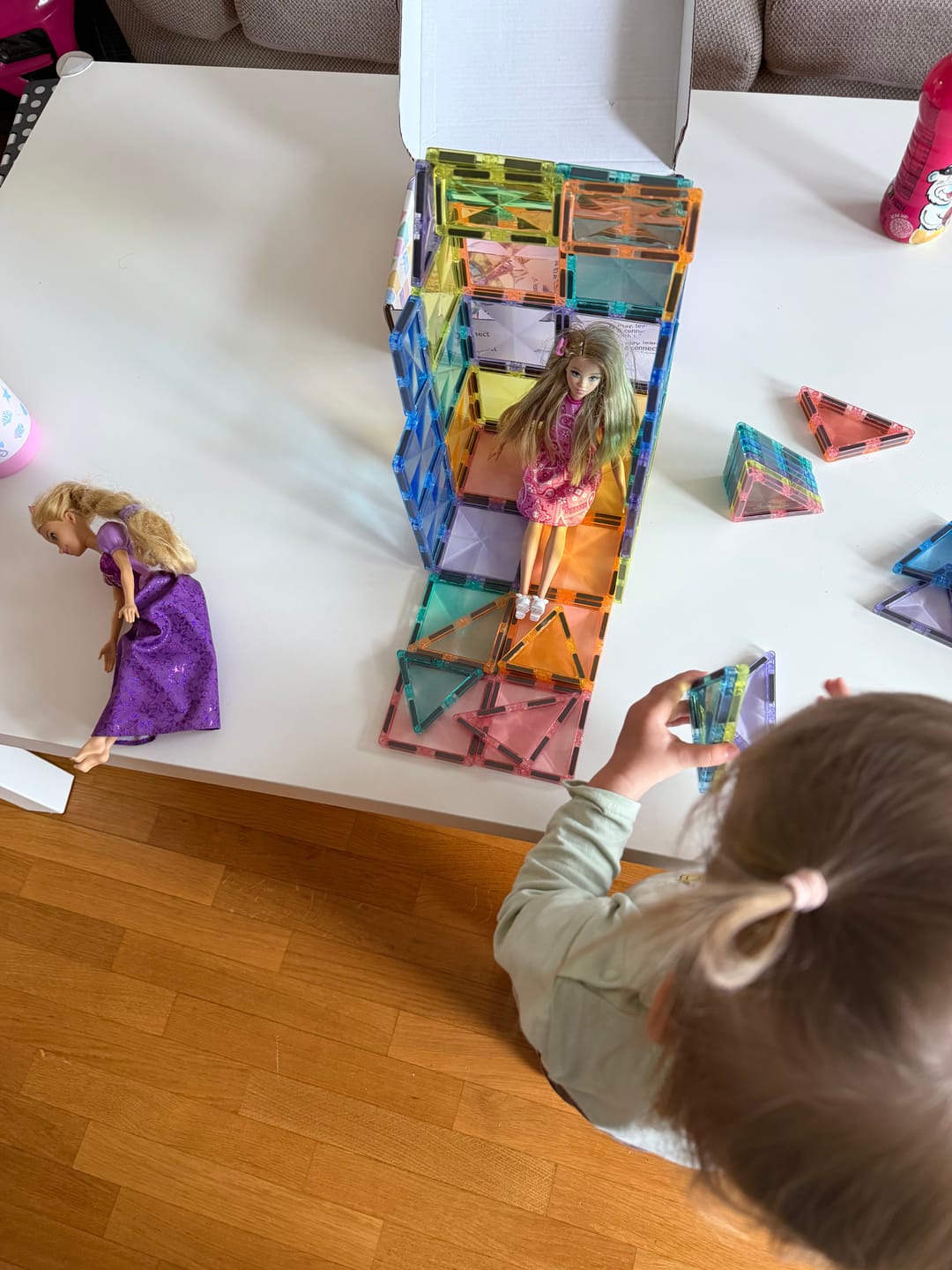 Customer photo review of Magnetic Building Set Colormag Start - pastel